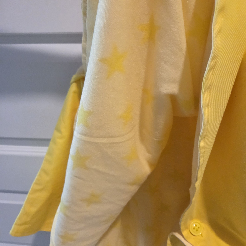 OshKosh B'gosh Yellow Hooded Cape Size 7y - Picture 5 of 6